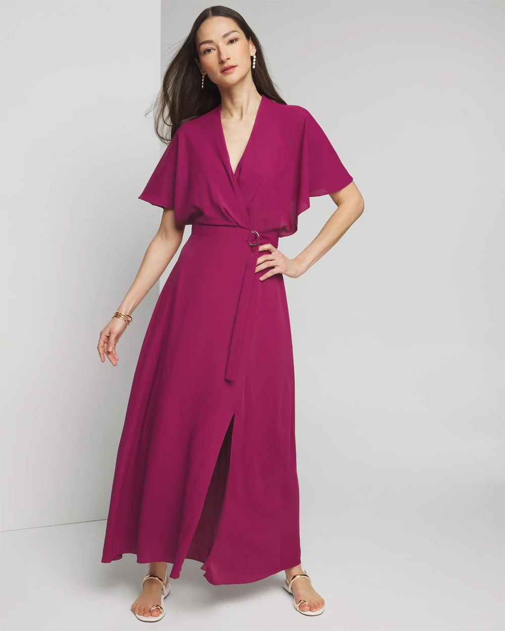 Petite flowy maxi dress hot sale